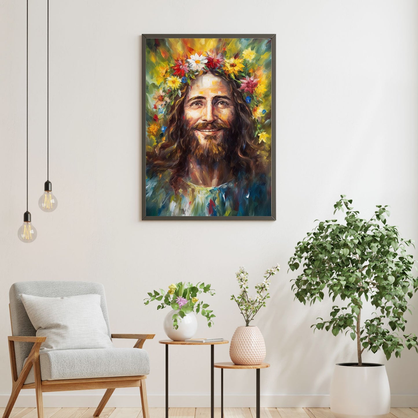 Christ In Paradise | Boho Style | Fine Art Print