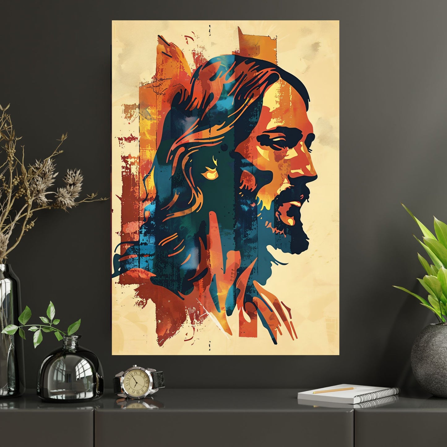 Christ In Profile | Modern Style | Fine Art Print