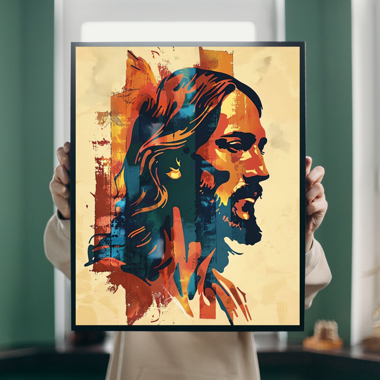 Christ In Profile | Modern Style | Fine Art Print