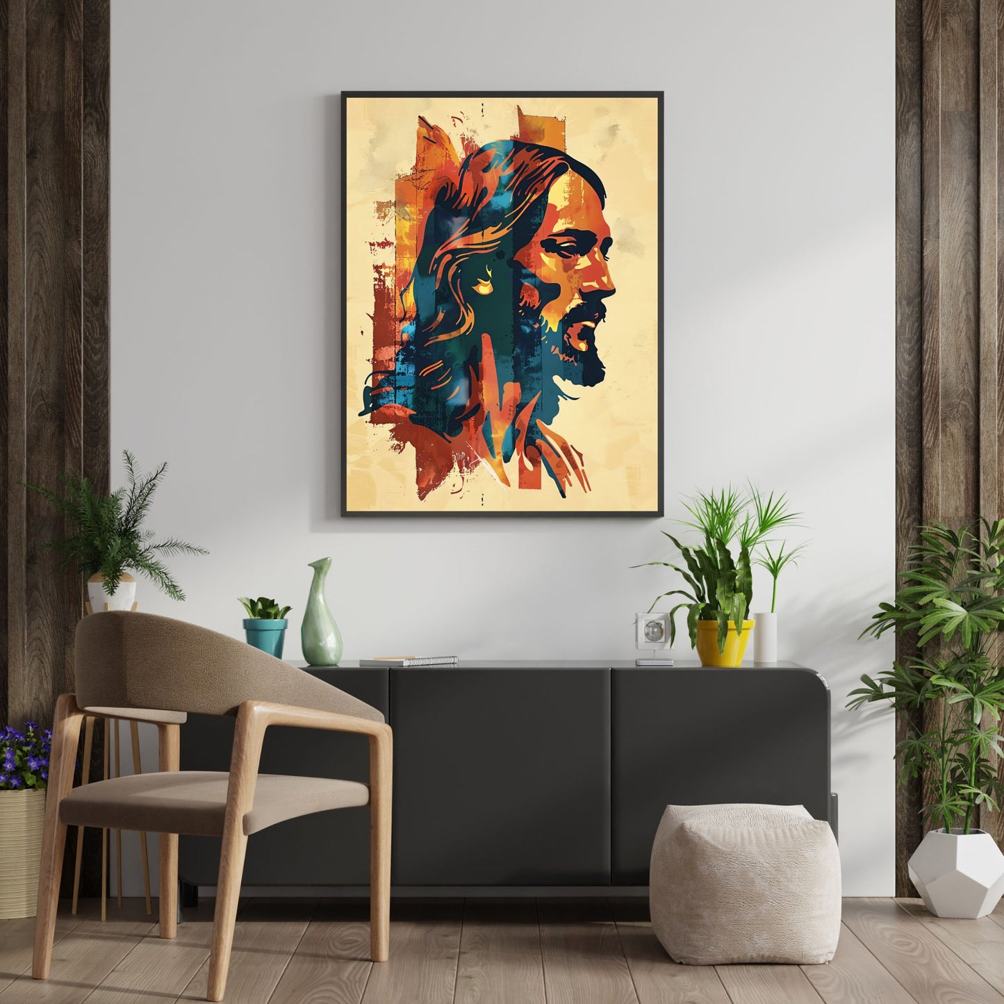 Christ In Profile | Modern Style | Fine Art Print