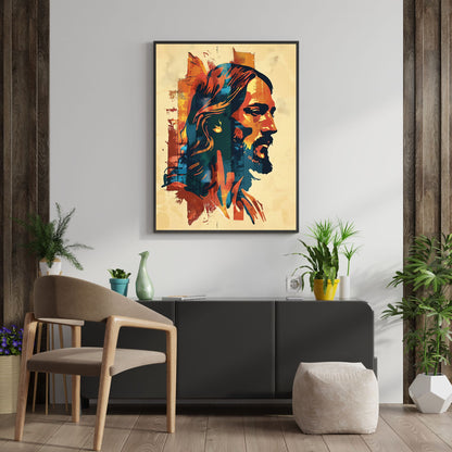 Christ In Profile | Modern Style | Fine Art Print