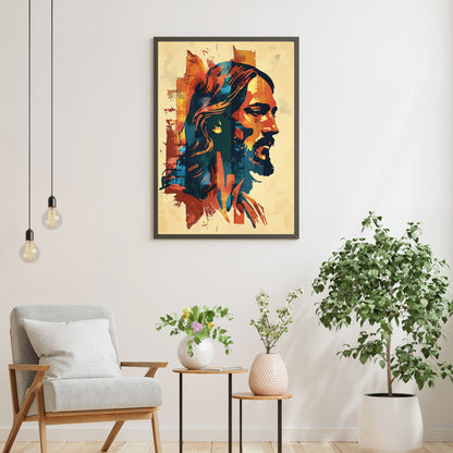 Christ In Profile | Modern Style | Fine Art Print