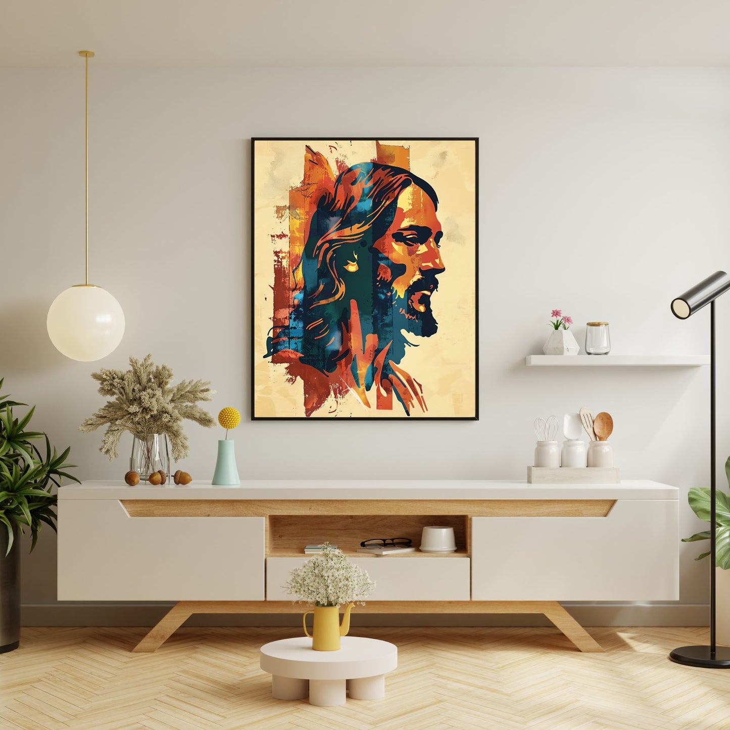 Christ In Profile | Modern Style | Fine Art Print
