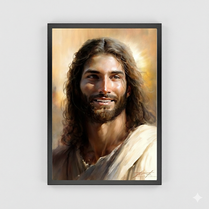 Christ's Loving Smile | Realistic Style | Fine Art Print
