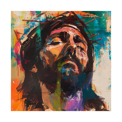 "Christ's Passion" – Midcentury Modern Catholic Art Print