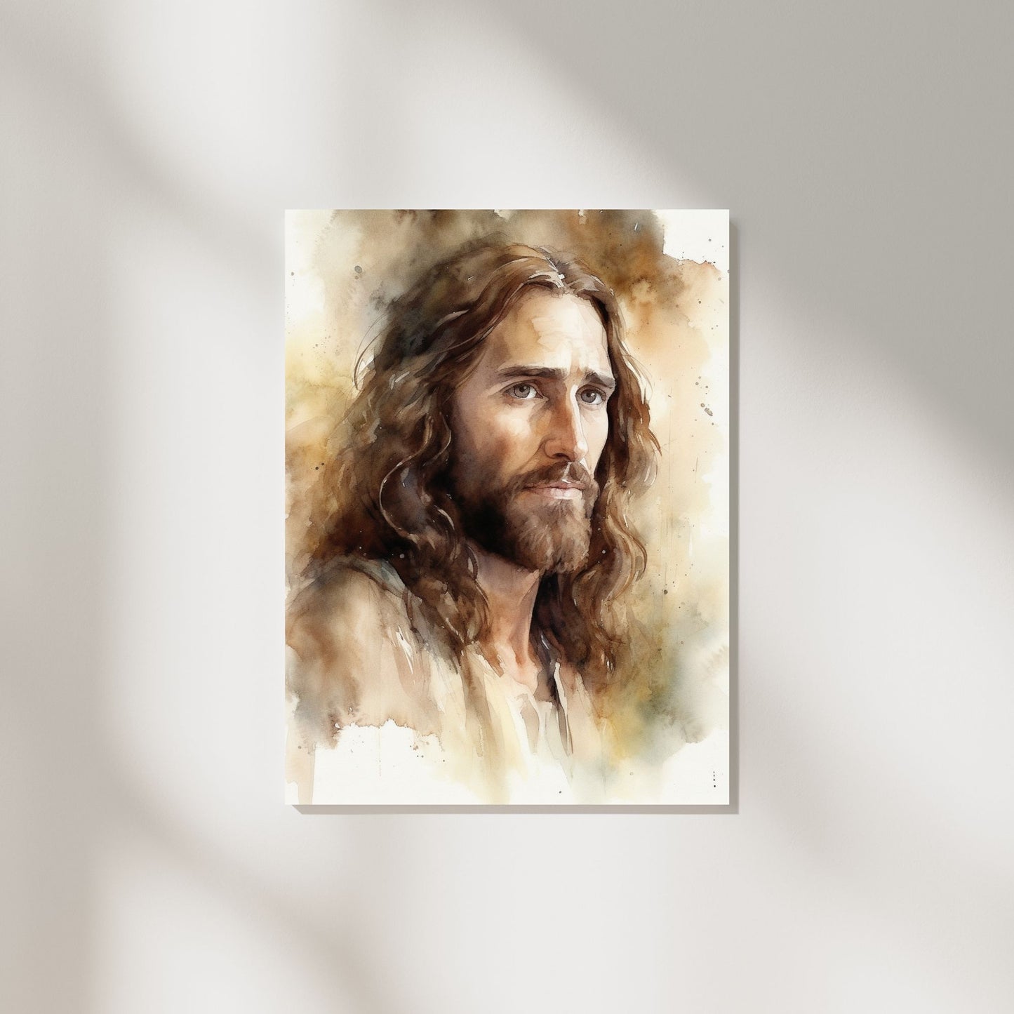The Compassionate Christ | Watercolor Style | Fine Art Print