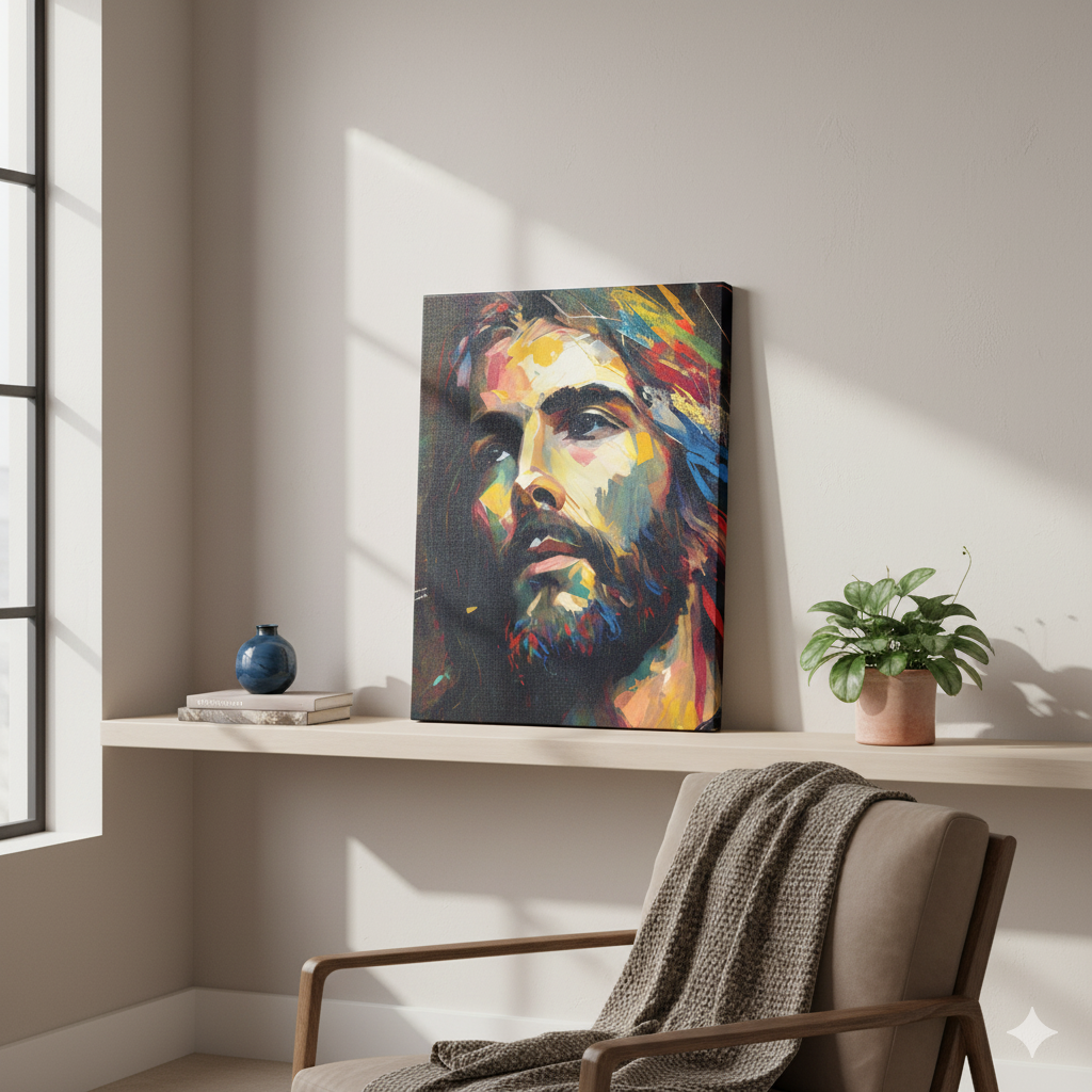 Contemplation | Inspiring | Modern Christian Canvas Wall Art