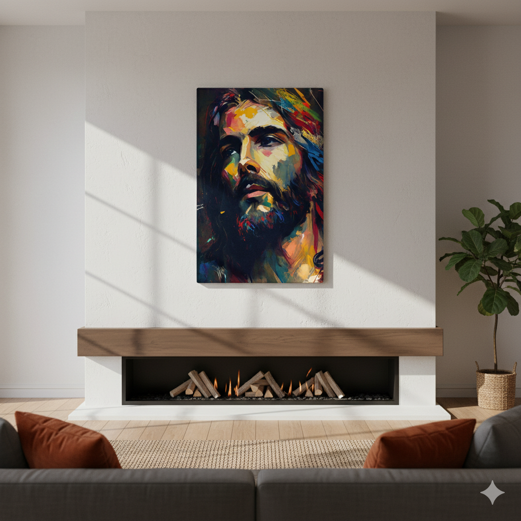 Contemplation | Inspiring | Modern Christian Canvas Wall Art