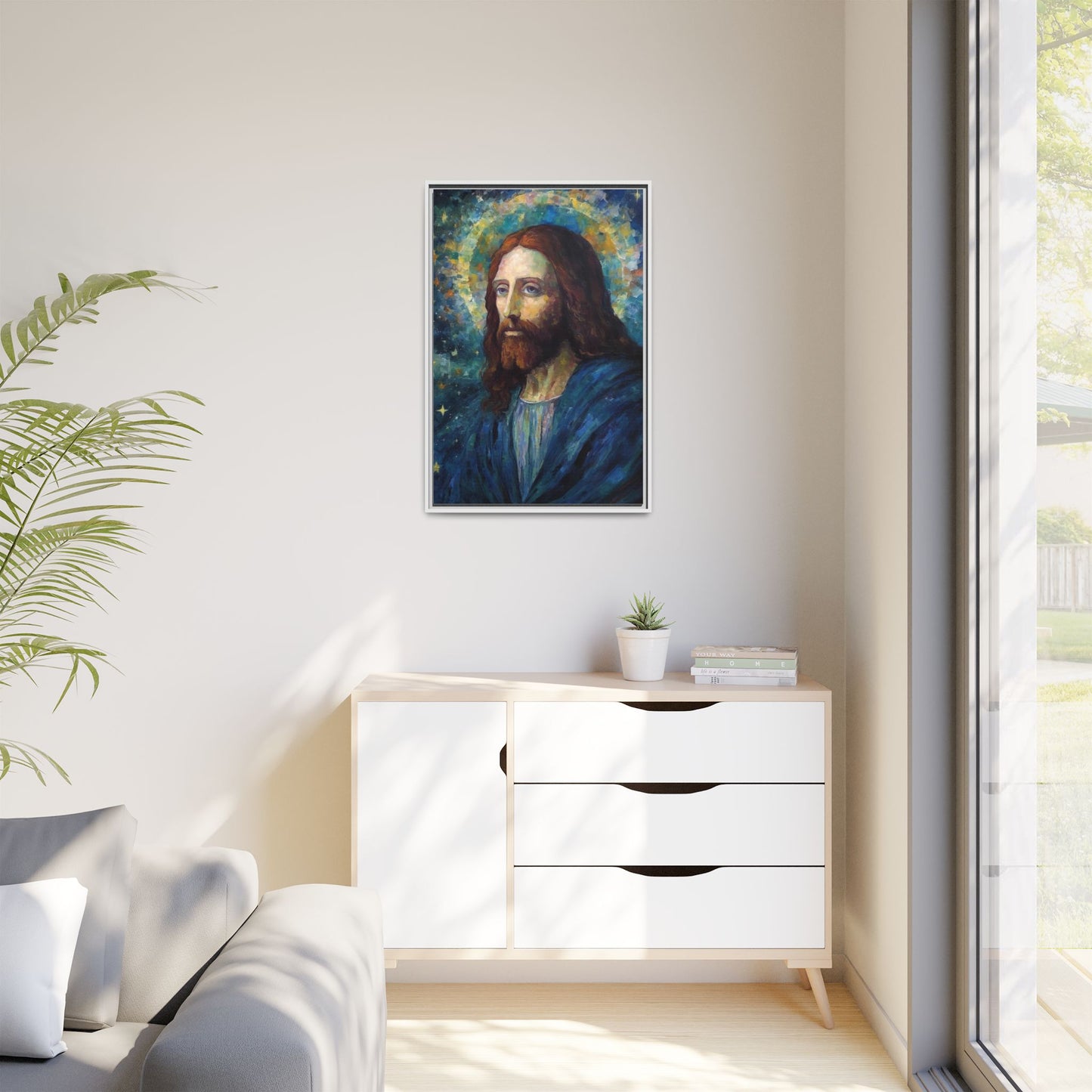 Starry Night Jesus | Canvas Print