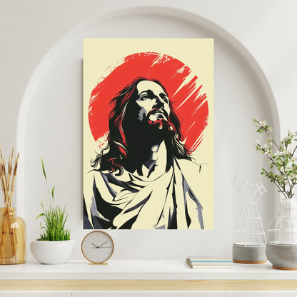 Crimson Light | Minimalist Style | Fine Art Print