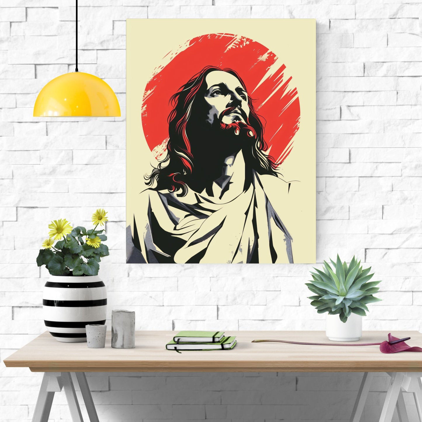 Crimson Light | Minimalist Style | Fine Art Print