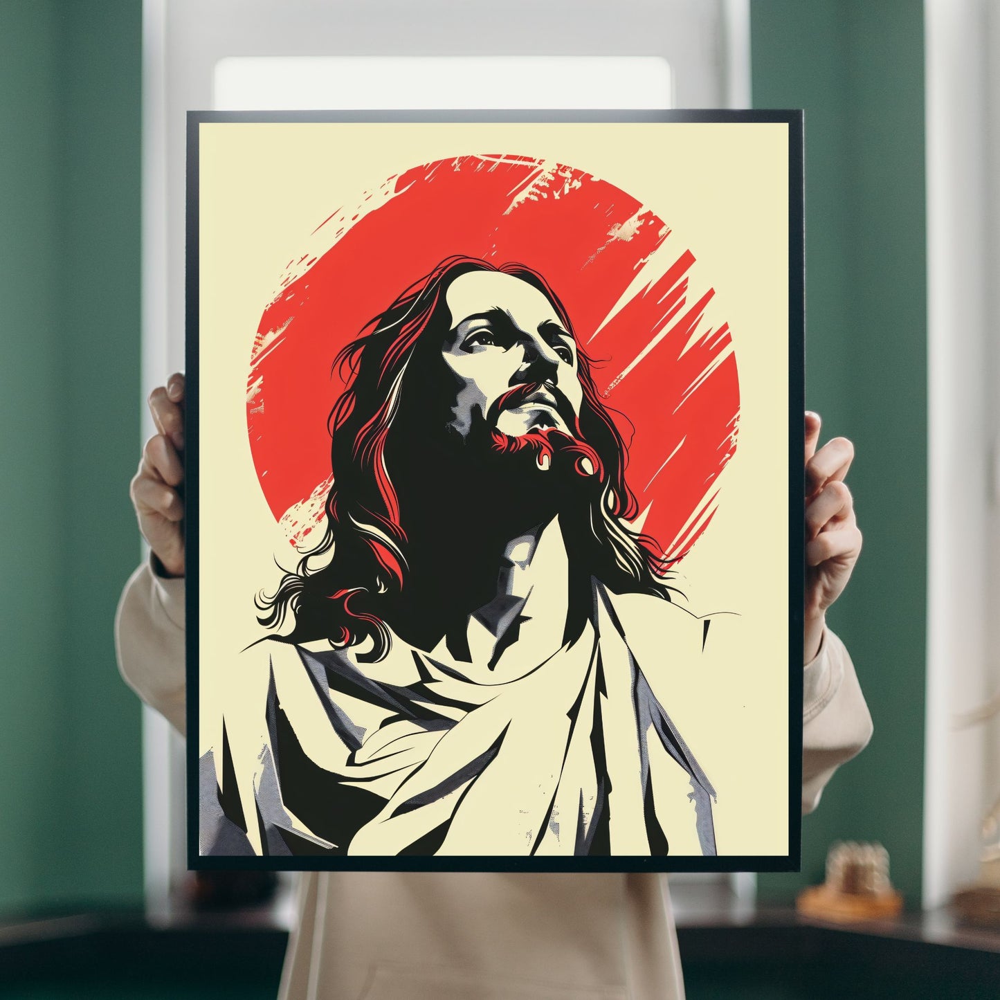 Crimson Light | Minimalist Style | Fine Art Print