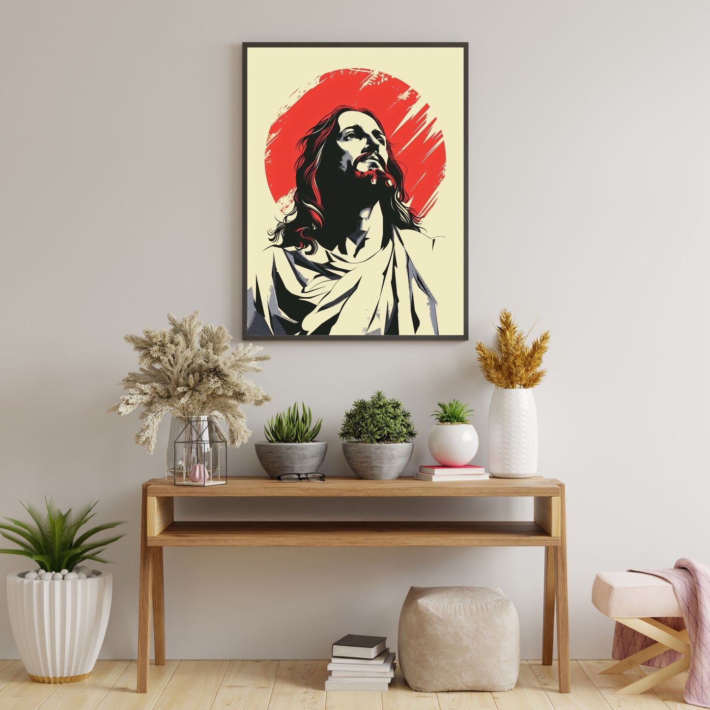 Crimson Light | Minimalist Style | Fine Art Print