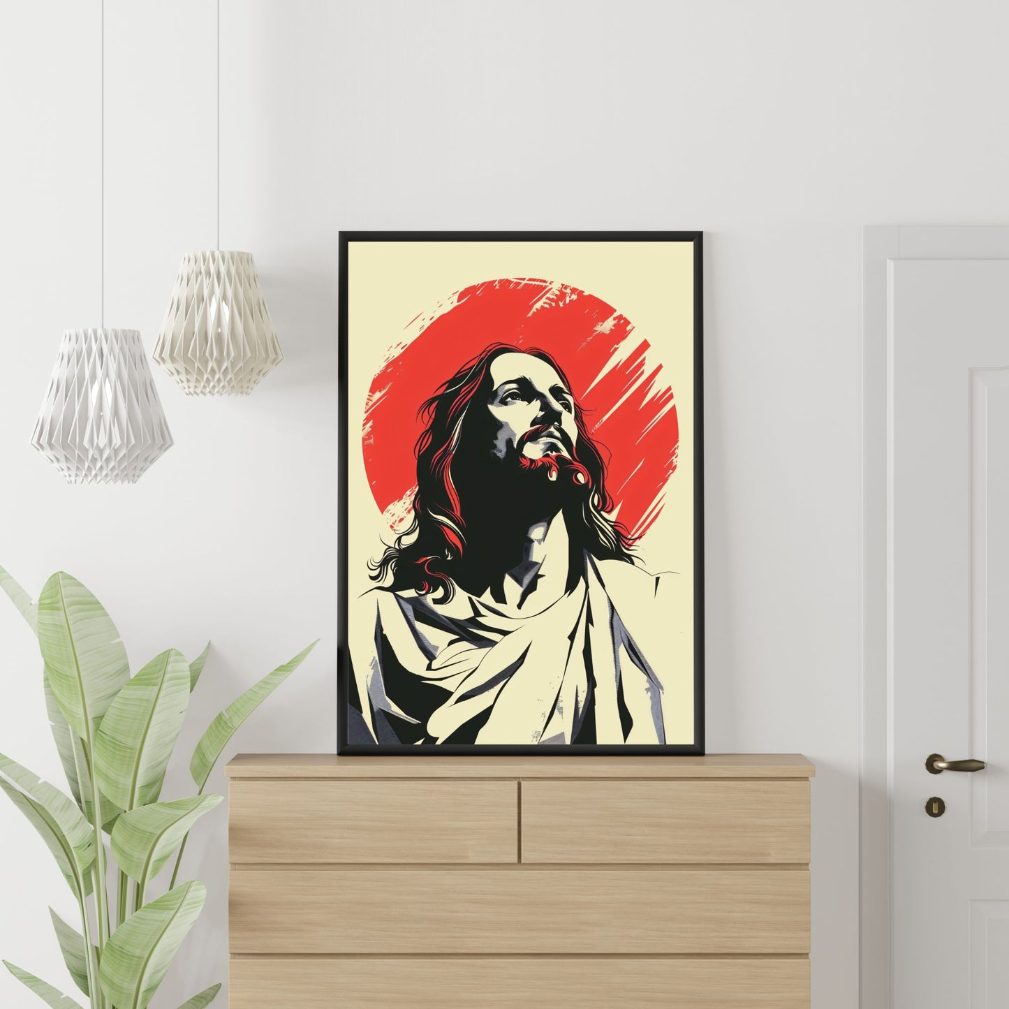 Crimson Light | Minimalist Style | Fine Art Print