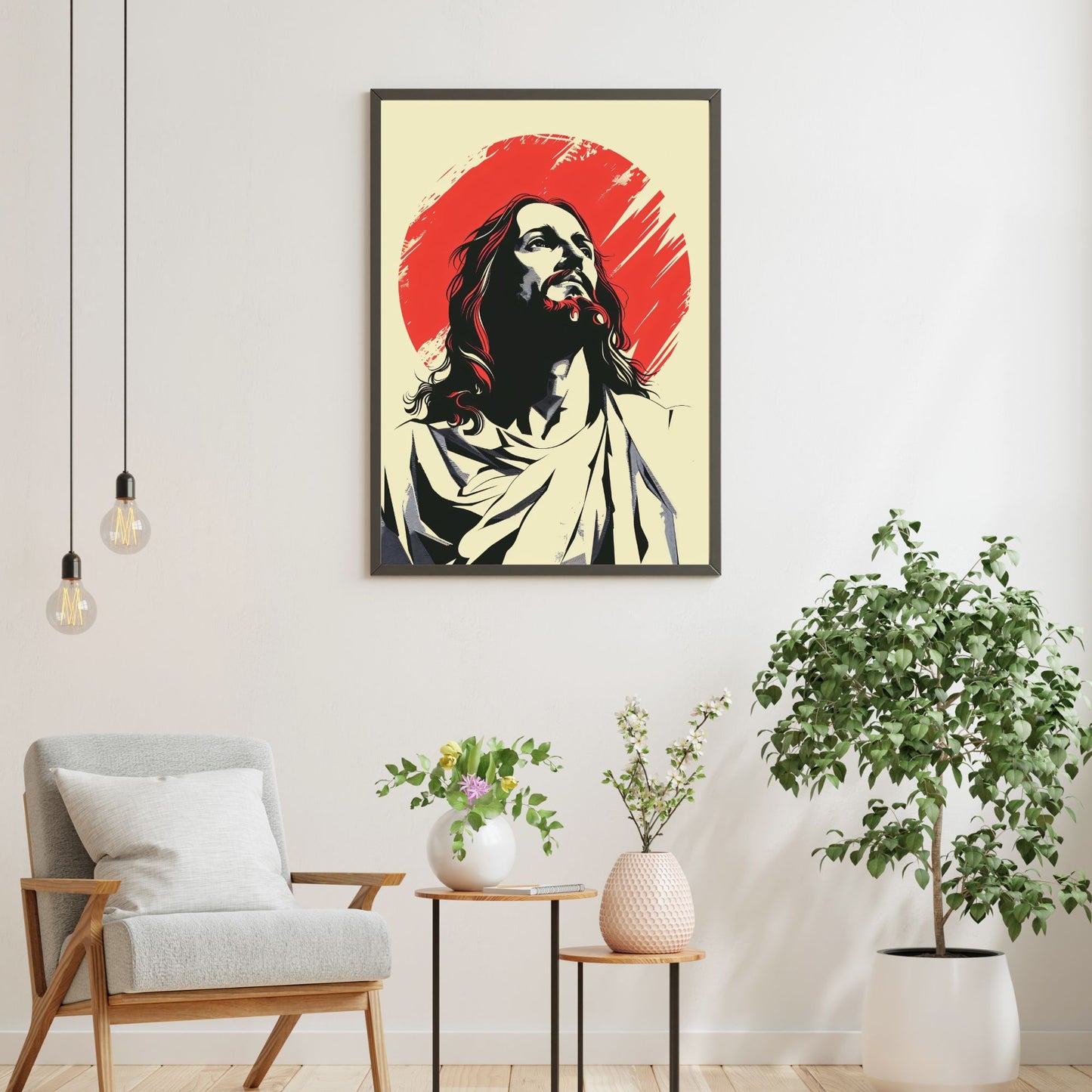 Crimson Light | Minimalist Style | Fine Art Print