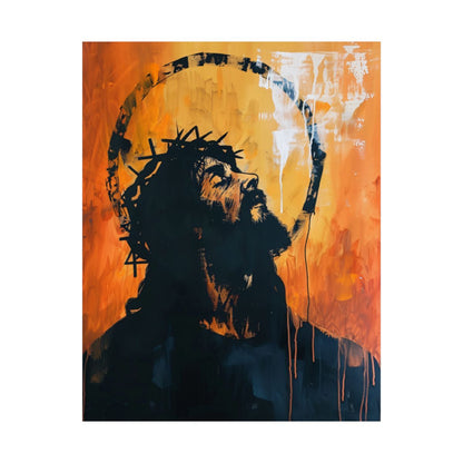 “Crown Of Love” – Midcentury Modern Jesus Art Print