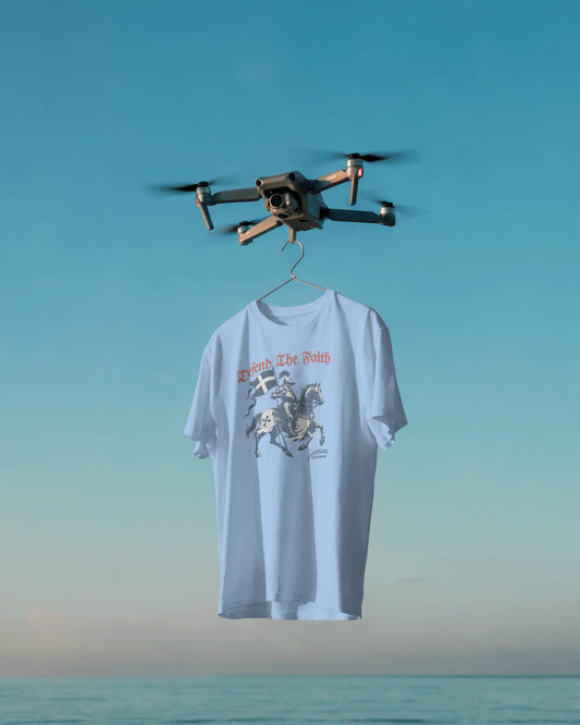 Defend The Faith - Christian Crusader Knight T-Shirt