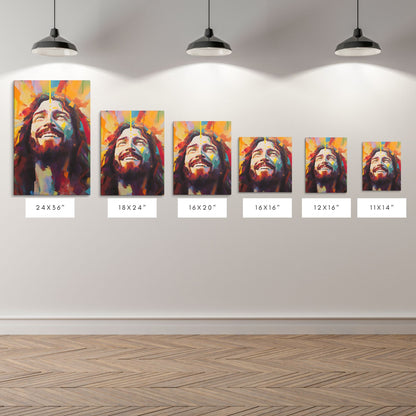 Divine Joy ∣ Joyful ∣ Christian Canvas Wall Art