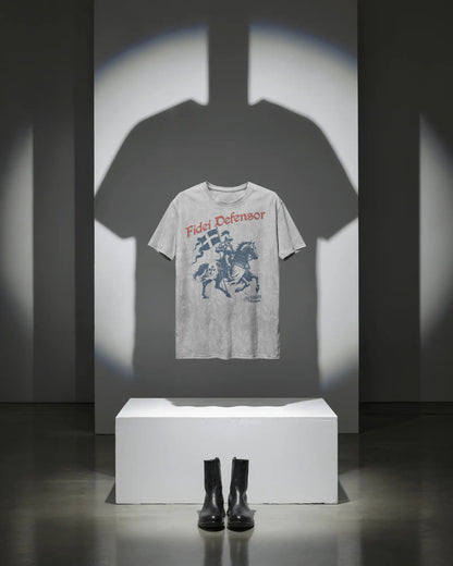 Fidei Defensor - Defender Of The Faith - Christian Knight T-Shirt