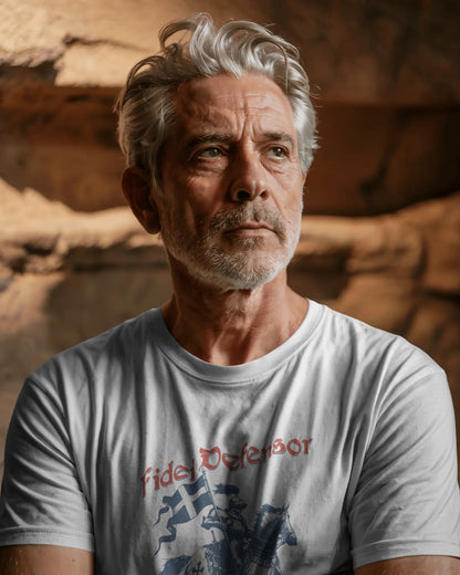 Fidei Defensor - Defender Of The Faith - Christian Knight T-Shirt