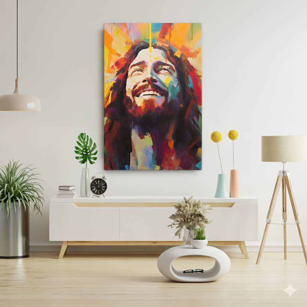 Divine Joy ∣ Joyful ∣ Christian Canvas Wall Art