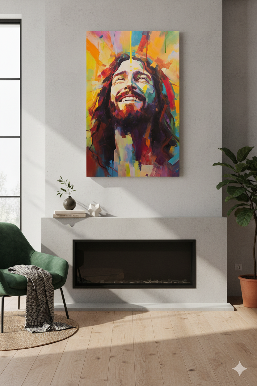 Divine Joy ∣ Joyful ∣ Christian Canvas Wall Art