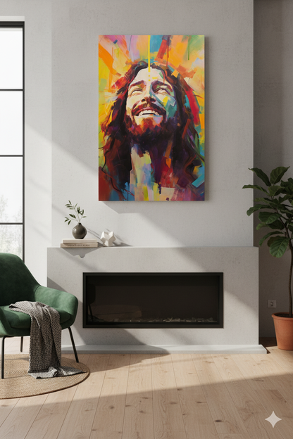 Divine Joy ∣ Joyful ∣ Christian Canvas Wall Art