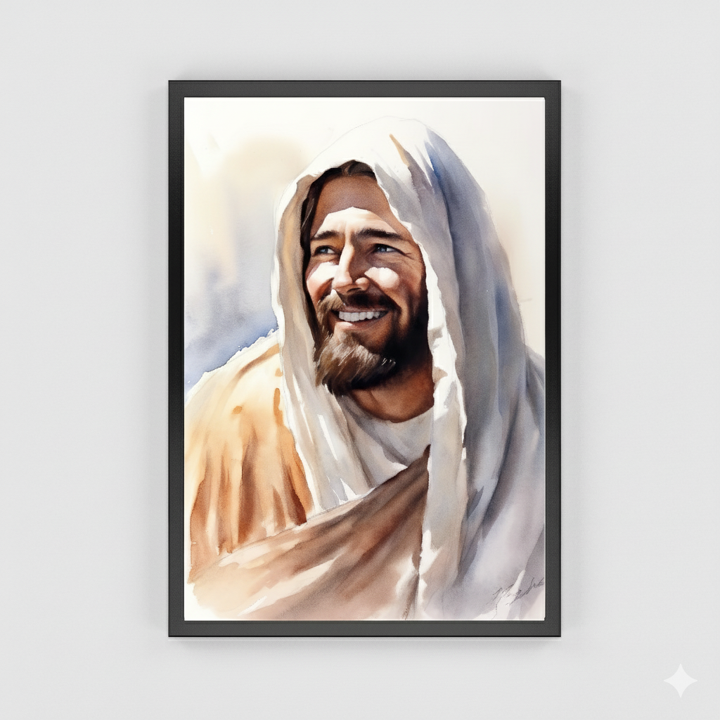 Rabbi Jesus | Watercolor Style | Fine Art Print