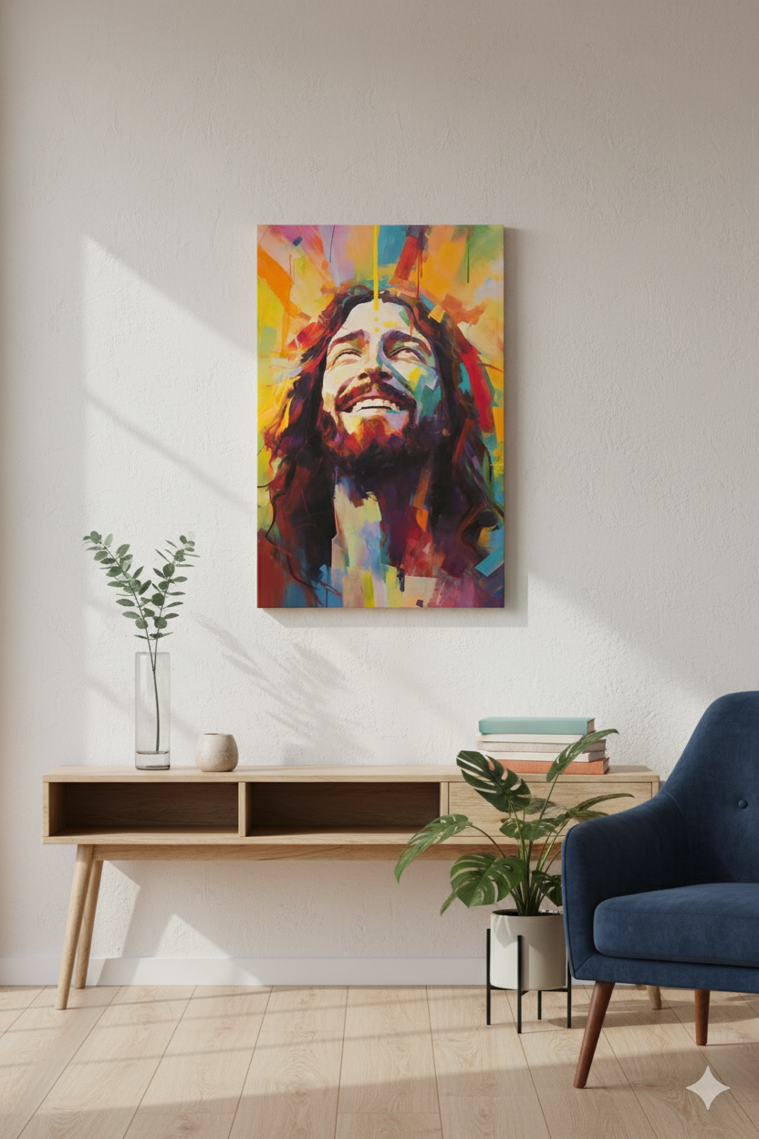 Divine Joy ∣ Joyful ∣ Christian Canvas Wall Art