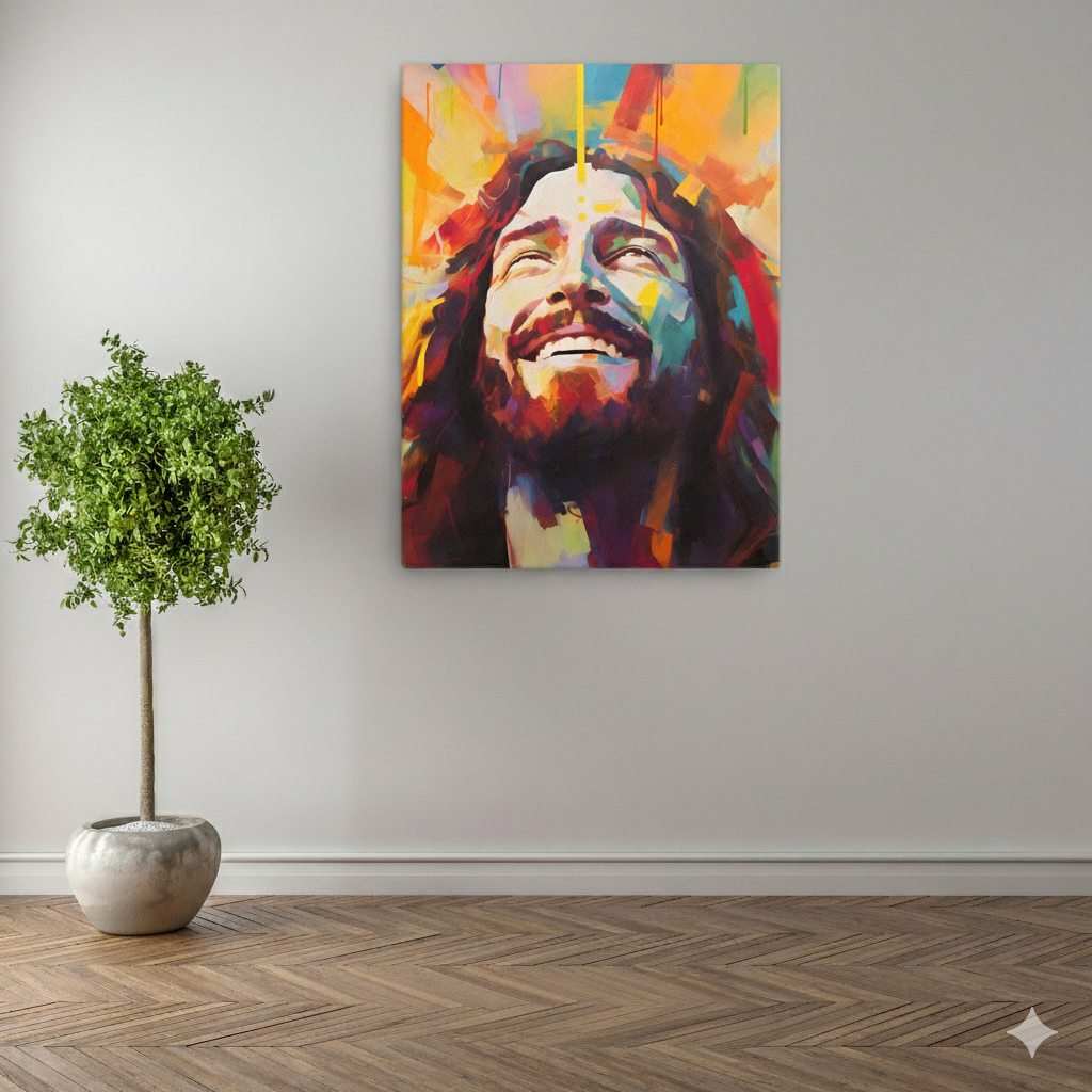 Divine Joy ∣ Joyful ∣ Christian Canvas Wall Art