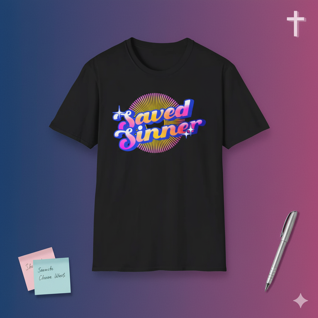 Saved Sinner 90s-Style T-Shirt