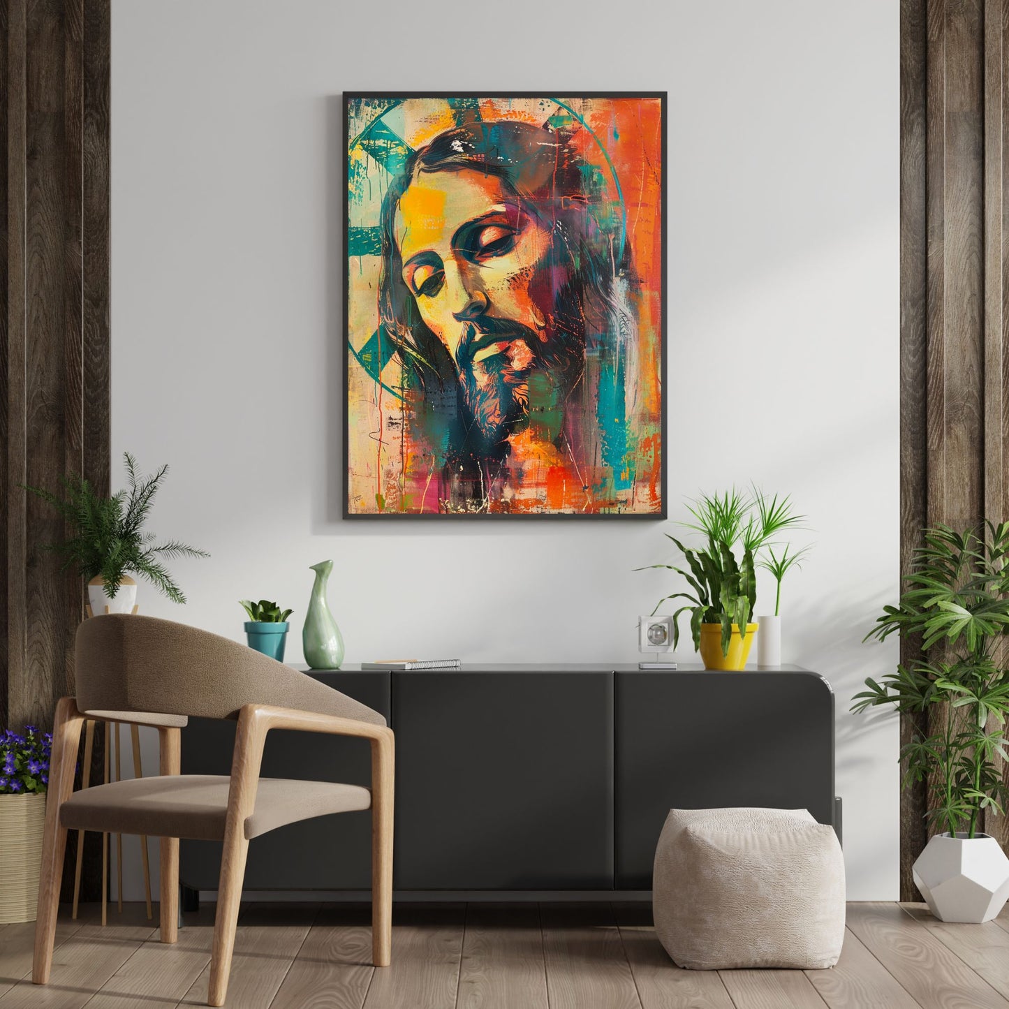 Gentle Savior | Midcentury Style | Fine Art Print