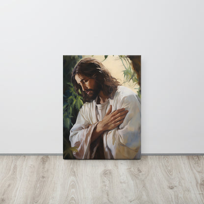 “Prayer In The Garden Of Gethsemane” – Christian Canvas Art Print
