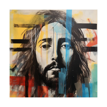 “God With Us” – Modern Christian Art Print