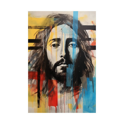 “God With Us” – Modern Christian Art Print