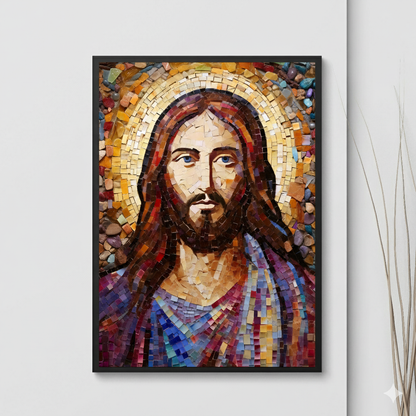 Jesus Christ Mosaic | Traditional Style | Fine Art Print