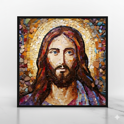 Jesus Christ Mosaic | Traditional Style | Fine Art Print