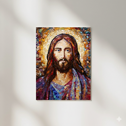 Jesus Christ Mosaic | Traditional Style | Fine Art Print