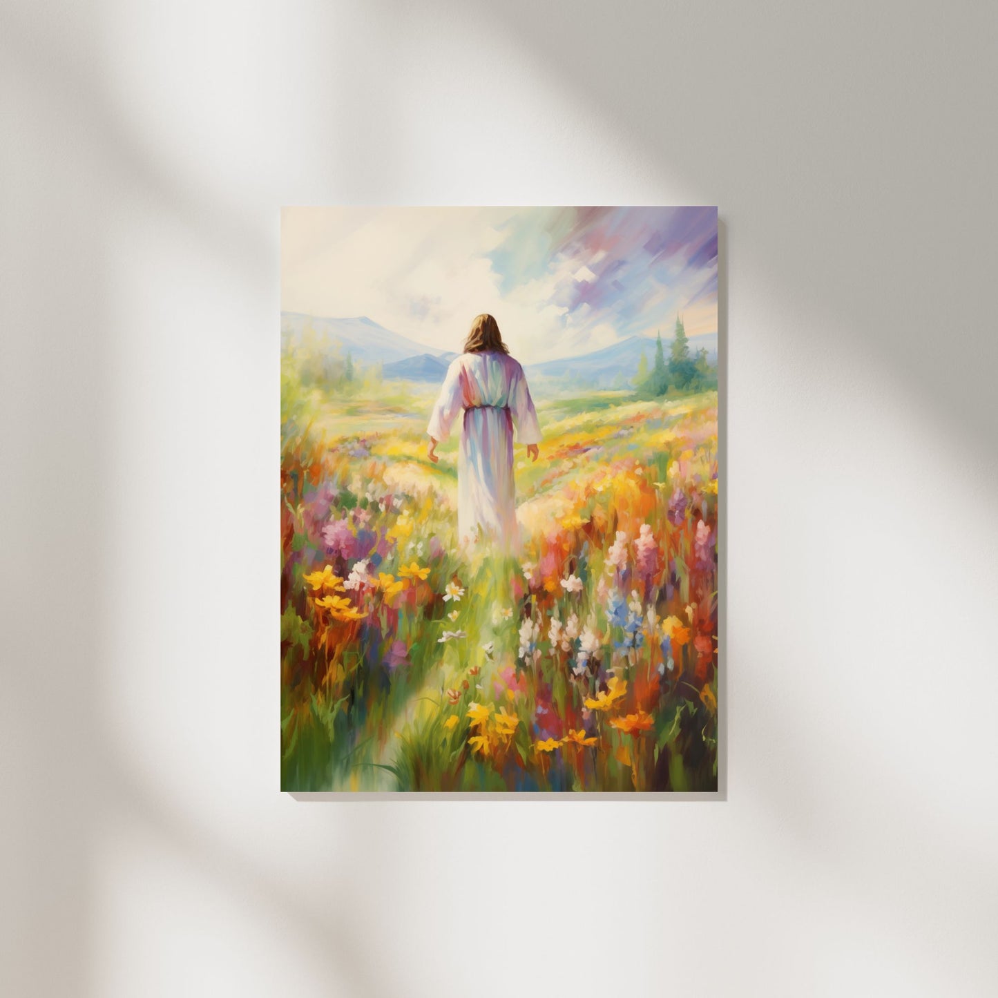 Jesus In Paradise | Impressionist Style | Fine Art Print