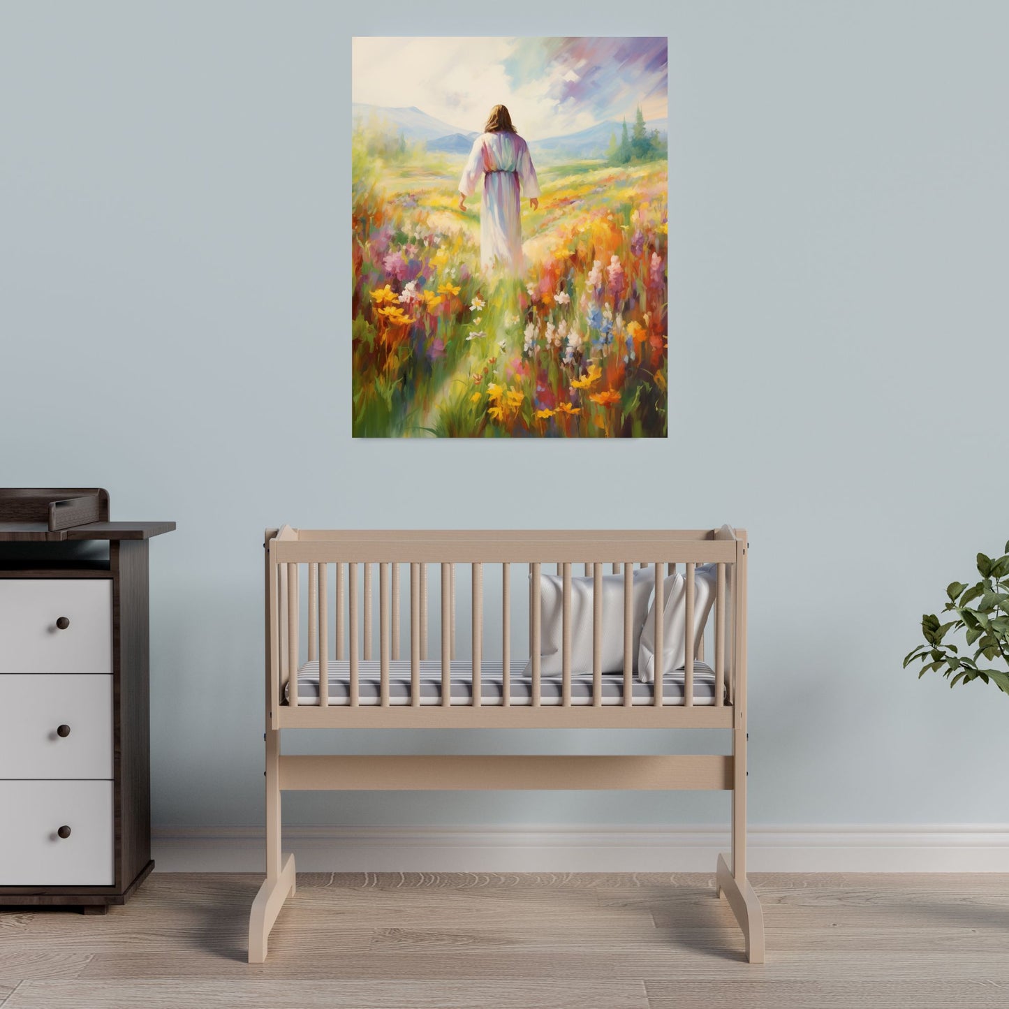 Jesus In Paradise | Impressionist Style | Fine Art Print