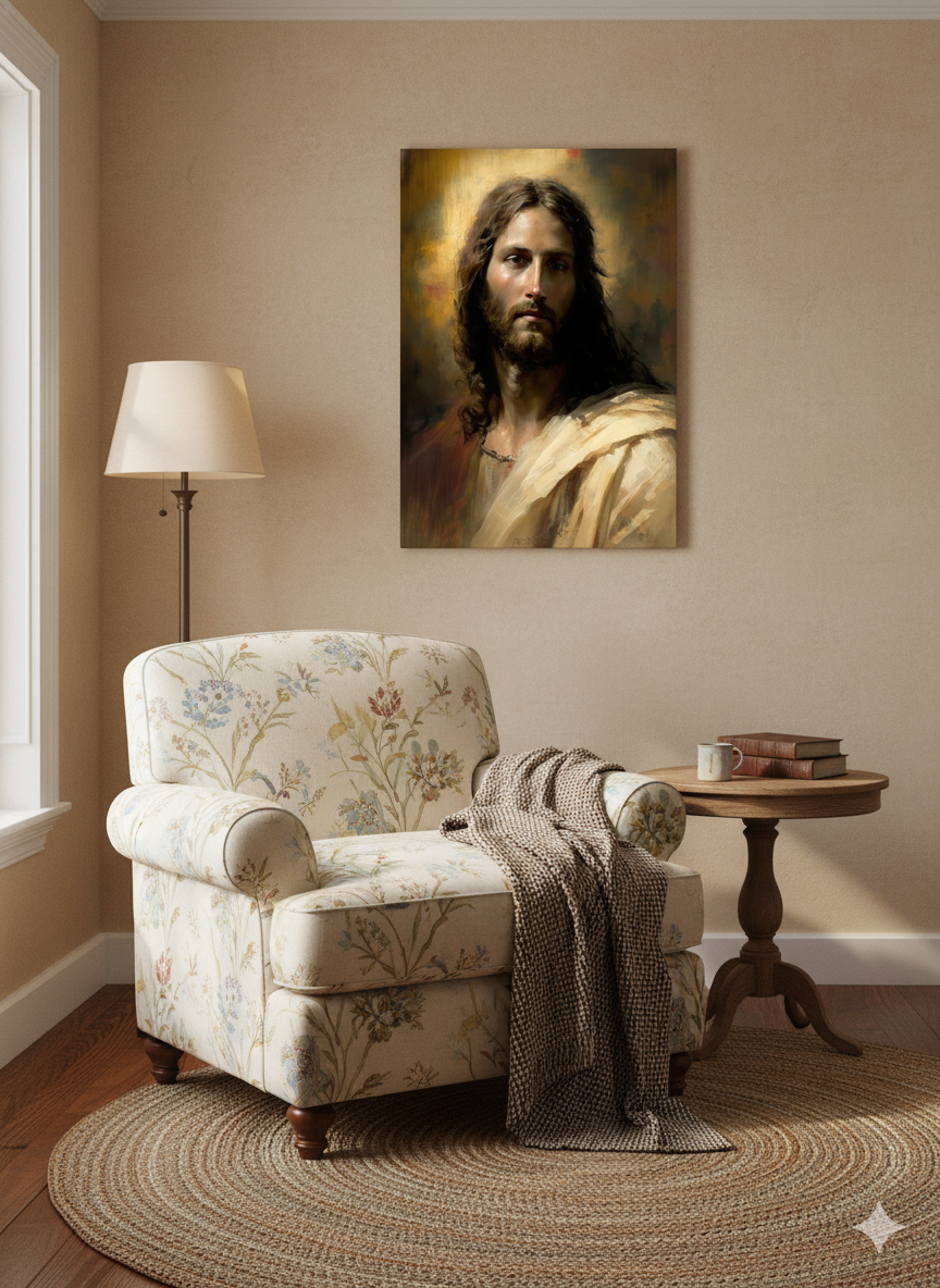 Jesus Christ The Lamb Of God | Peaceful & Calming | Christian Canvas Wall Art
