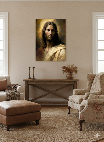 Jesus Christ The Lamb Of God | Peaceful & Calming | Christian Canvas Wall Art