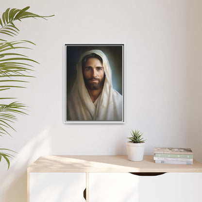 Portrait Of The Messiah Jesus Canvas Print