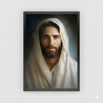 Portrait Of The Messiah Jesus | Realistic Style | Fine Art Print
