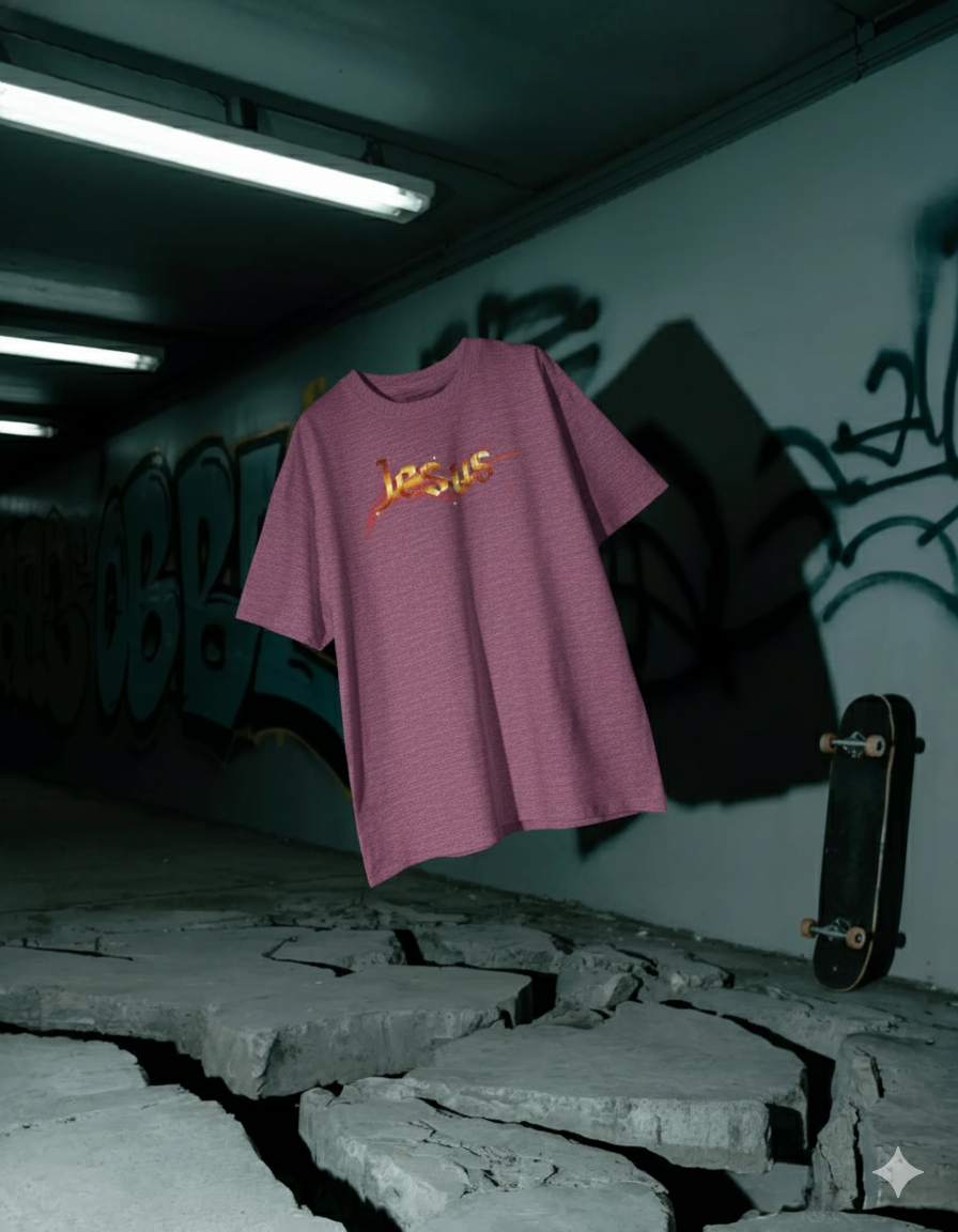 Pentecost Flame Jesus T-Shirt