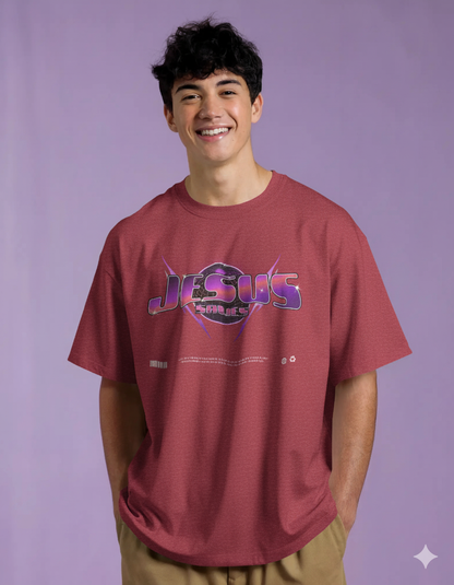 Jesus Saves 80s Style Retro T-Shirt