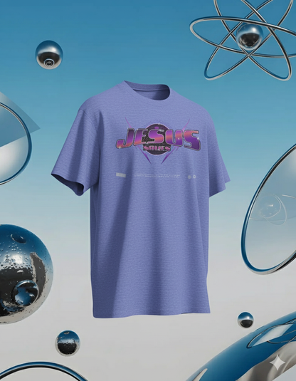 Jesus Saves 80s Style Retro T-Shirt