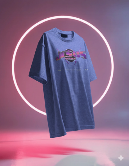 Jesus Saves 80s Style Retro T-Shirt