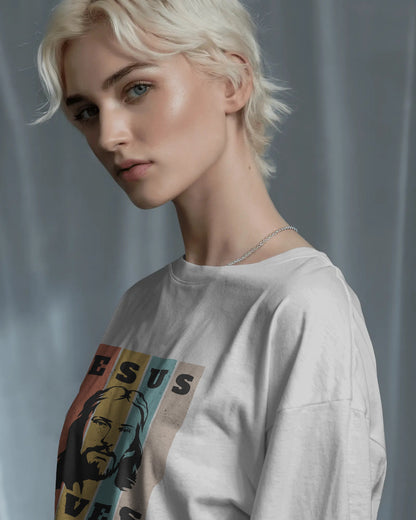 Jesus Saves 90s Style Christian T-Shirt