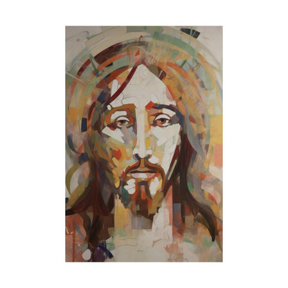 "Jesus The Christ" - Midcentury Modern Abstract Art Print